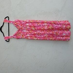 HELLO MOLLY It Was A Dream Midi Pink Dress Size 4 (US)